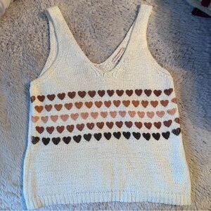 Sincerely Jules XS Knit Tanktop with heart details
